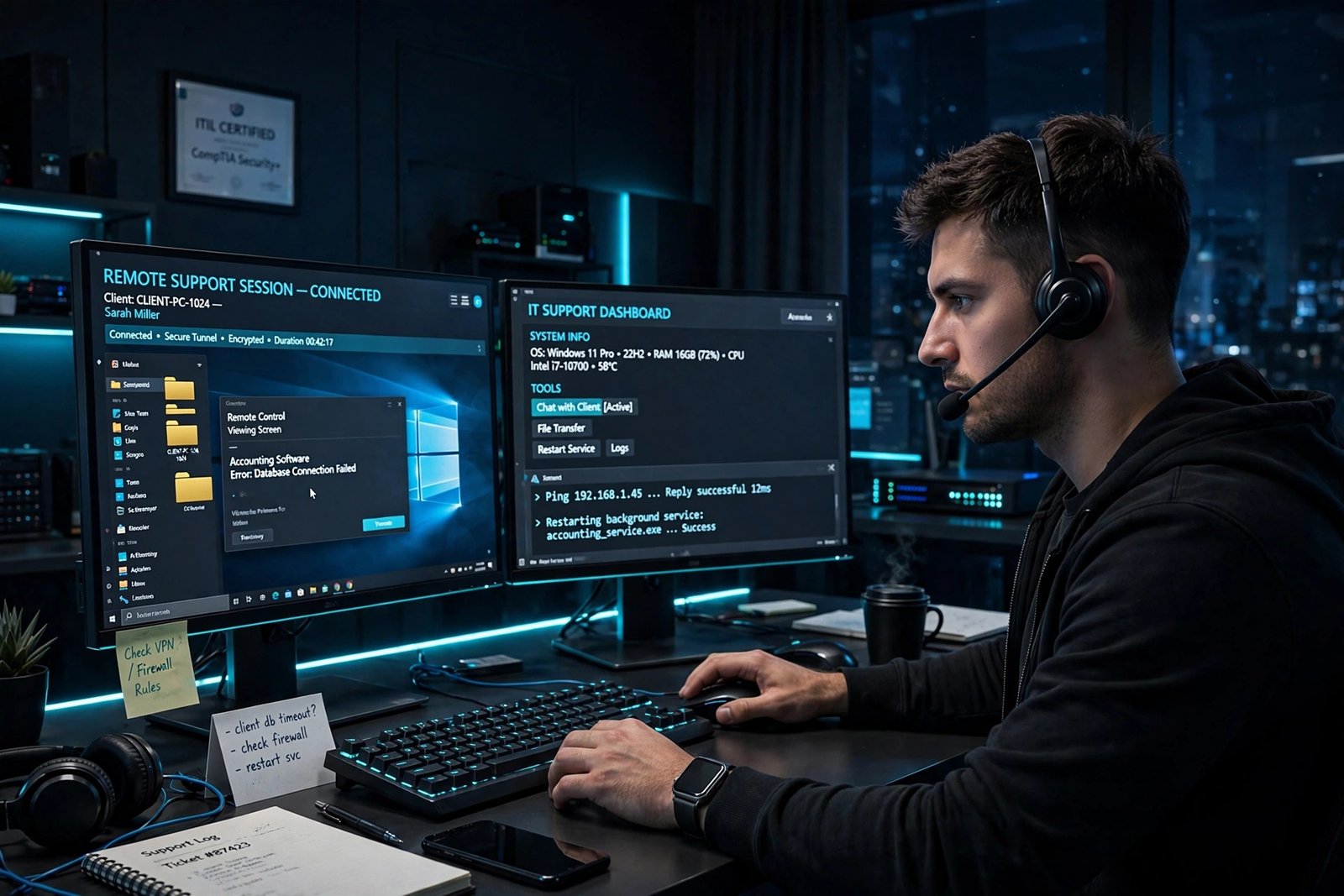 Help Desk & IT User Support in Maryland | AllGuard IT